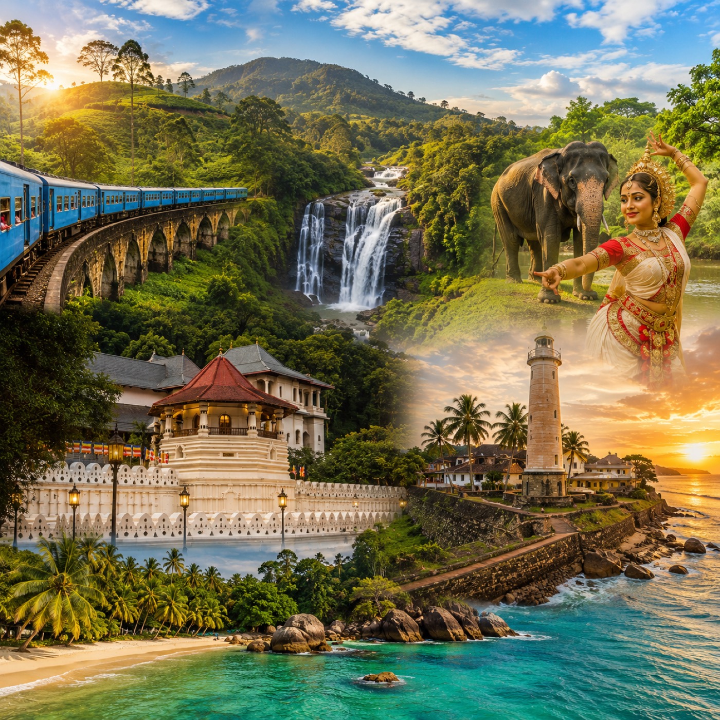 Sri Lanka Highlights: Culture, Tea Country & Wildlife