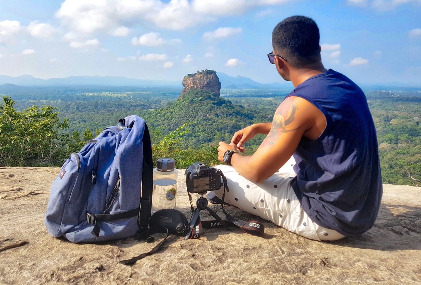 Sigiriya Rock View From Pidurangala