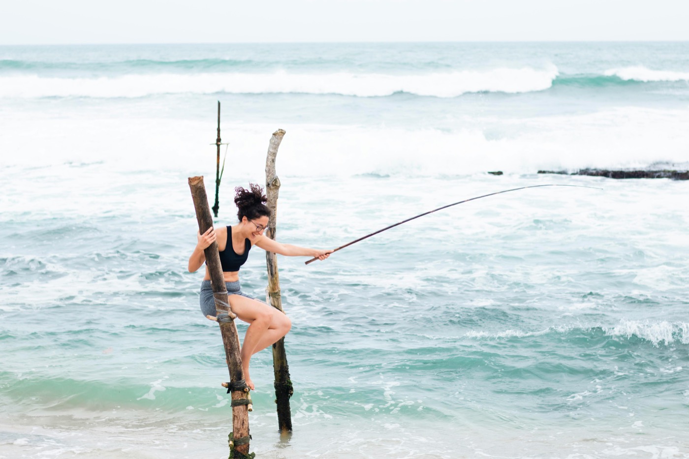 Stilt Fishing at Koggala Sri Lanka